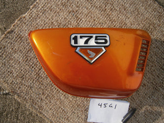 Sold on Ebay  Honda CB175K7 Orange LEFT  sidecover 4562