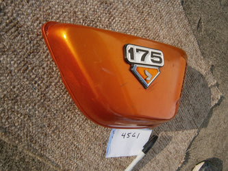 Sold on Ebay  Honda CB175K7 Orange LEFT  sidecover 4562