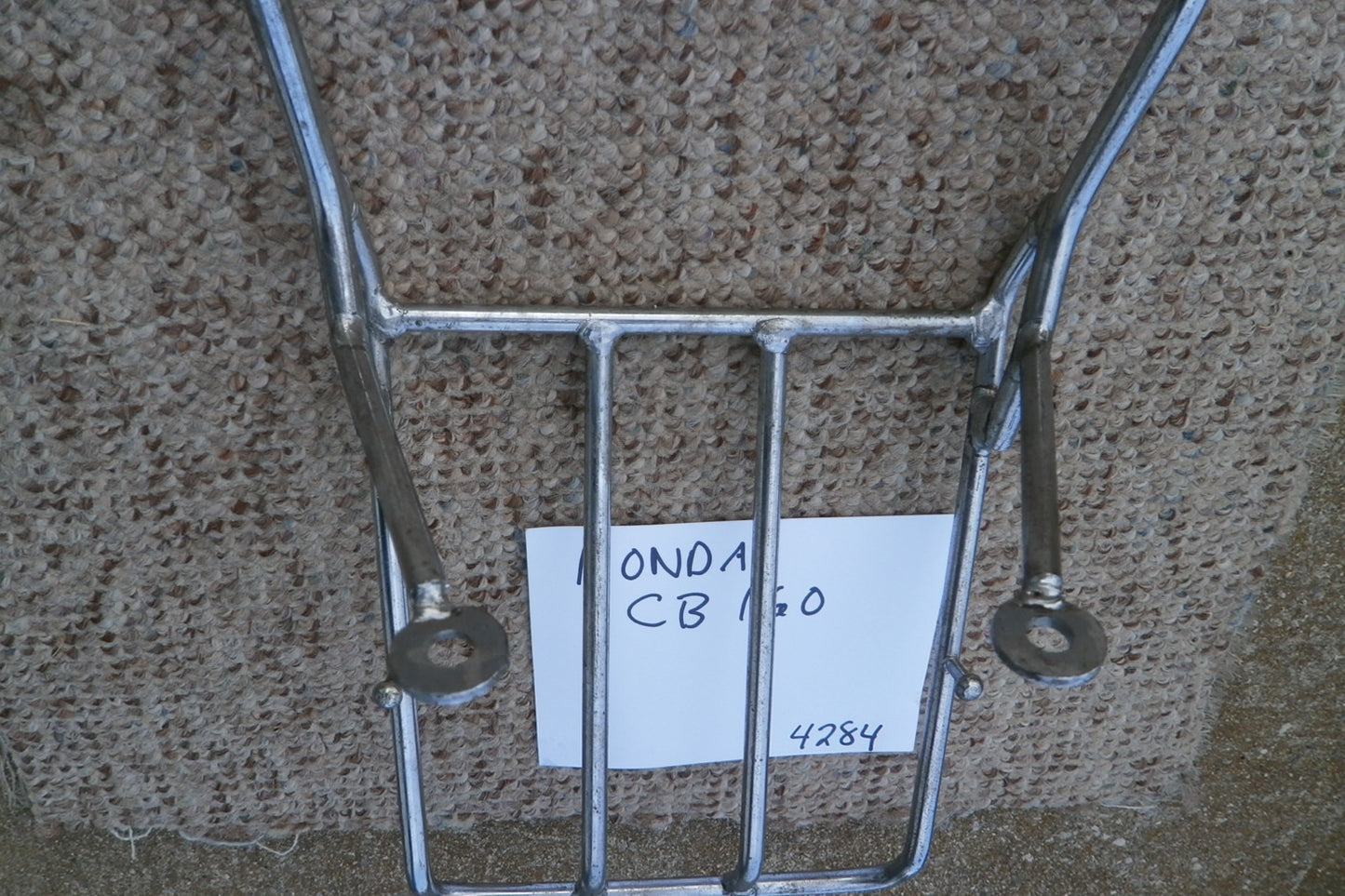 Sold 7/28/25 By Invoice Honda CB160 Luggage Rack 4298