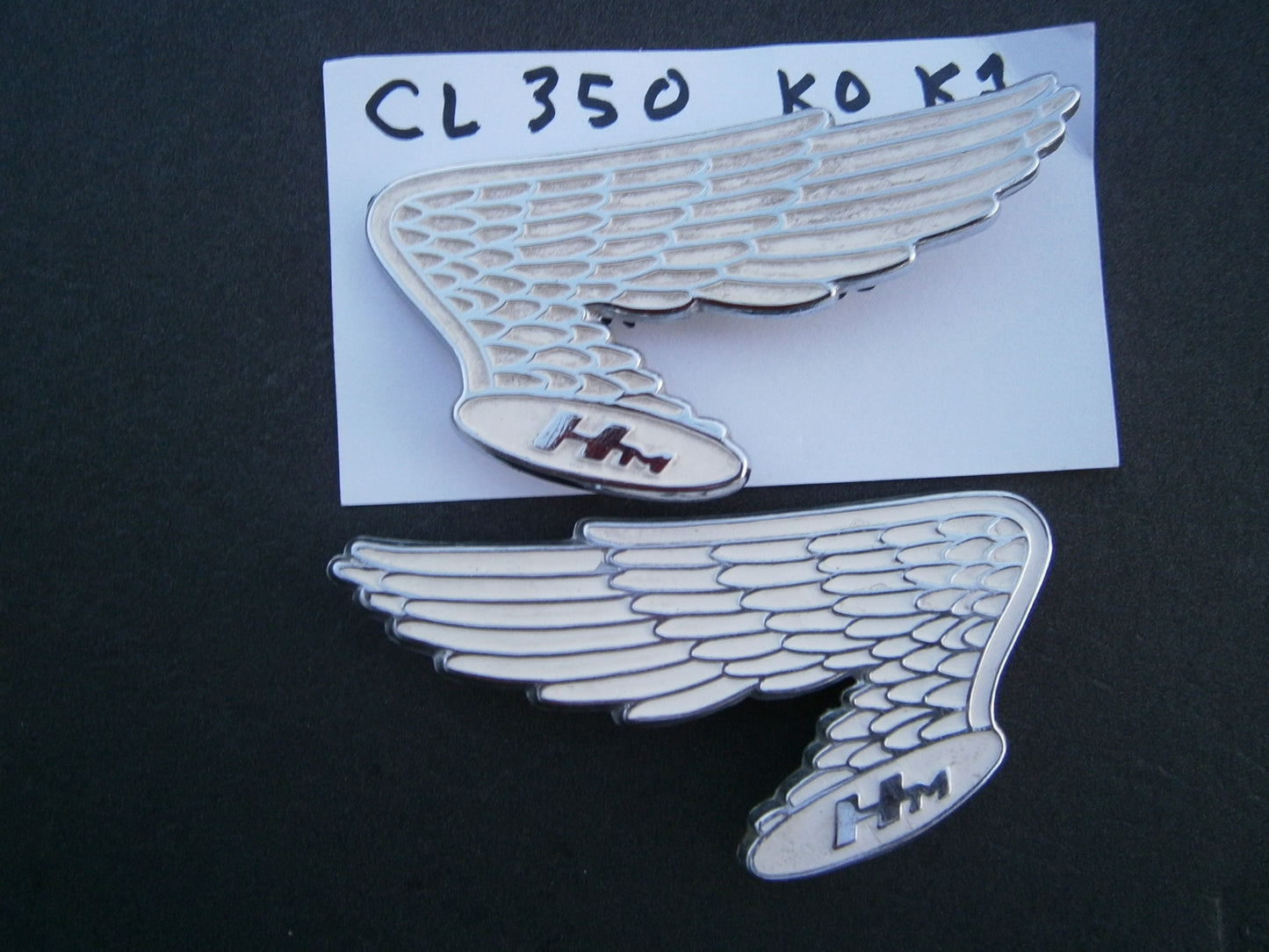 Honda CB CL350 NOS Badge Wings4501
