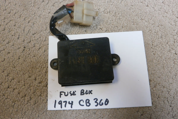 Honda CB360 CL360 Fuse Box with connector and fuses 4294