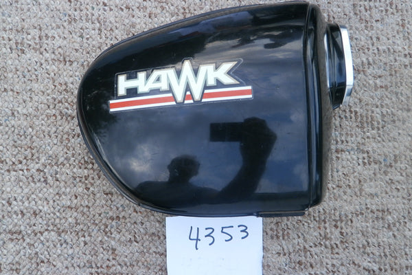 Sold Ebay 9/26/21 Honda CB400TI 78 Hawk  Sidecover right Black  83600-413-000 4353 sku 4353