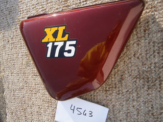 Honda XL175 left sidecover 4563