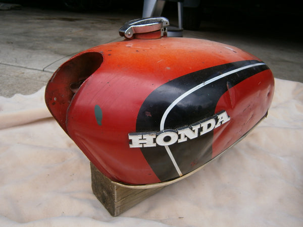 Honda CB350 Red Gas Tank 4518