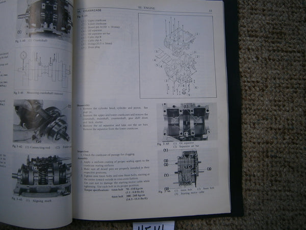Honda CB200 Honda CL200 Factory Shop Manual 4514
