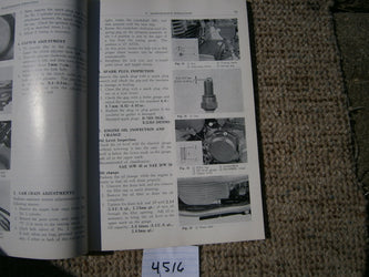 Honda CB500 Shop Manual Repair Manual Genuine Honda 4516