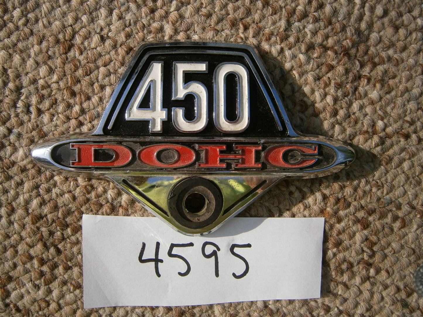 Honda CB450 CL450 Sidecover Badge 4595