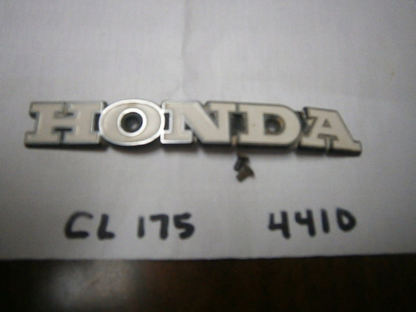 Honda CL175  gas tank emblem 4411