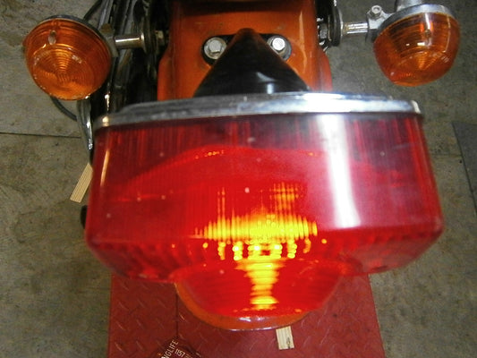 Honda CL175 1971 Tail Light complete with lens and bracket 4422