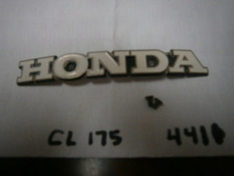 Honda CL175 1971 gas tank emblem 4643