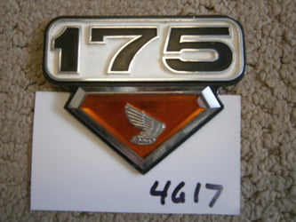 Honda CB175 Sidecover Badge sku 4617