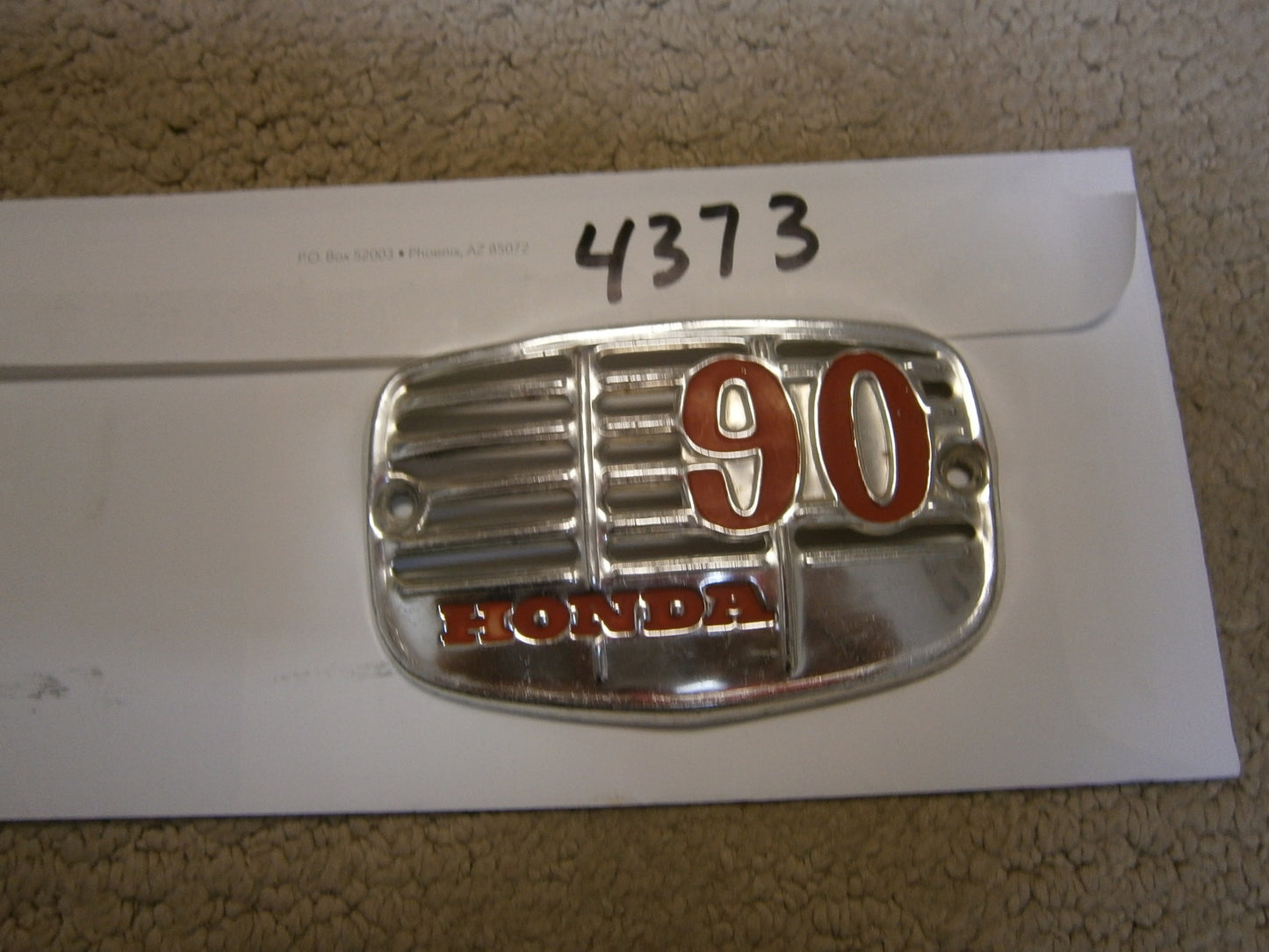 Honda 90 Headtube Badge#2 4373