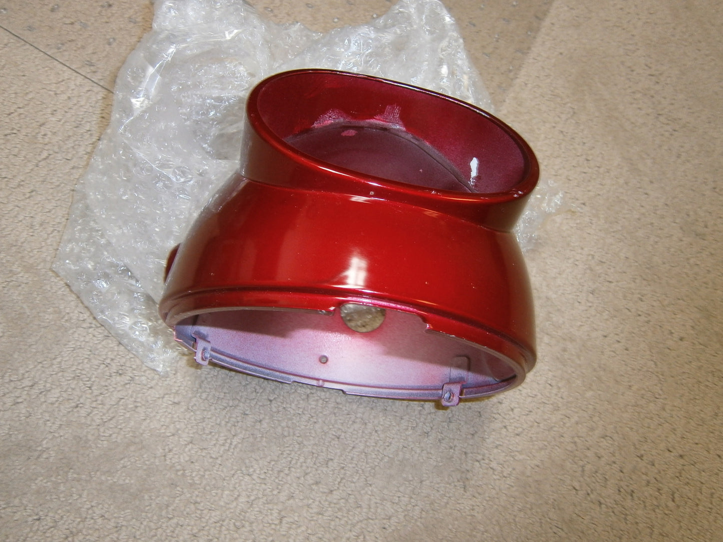 Honda  NOS Red Headlight Shell HM-6M-S