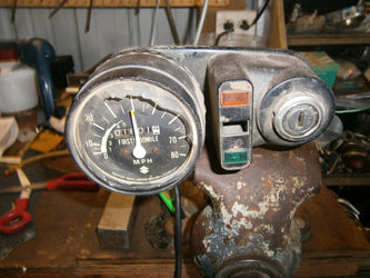 Suzuki TS50 Speedometer, Key Ignition Module sku 3139