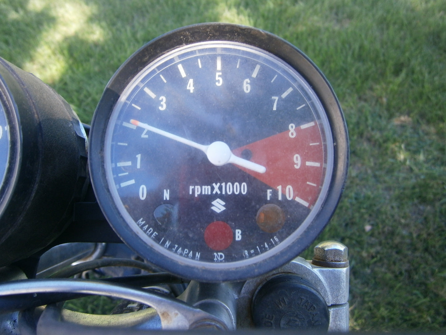 Sold Ebay Suzuki TS185 1972 Speedometer Tachometer with mounting  sku 4620